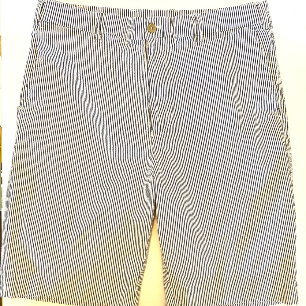 Men’s Britches by Samtex Blue and White Pinstripe Shorts